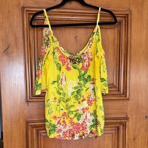 Tracy Reese Yellow Floral Camisole Top